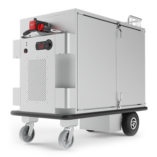 Electric insulation food delivery cart