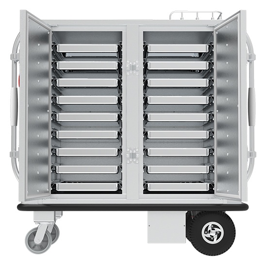 Electric insulation food delivery cart